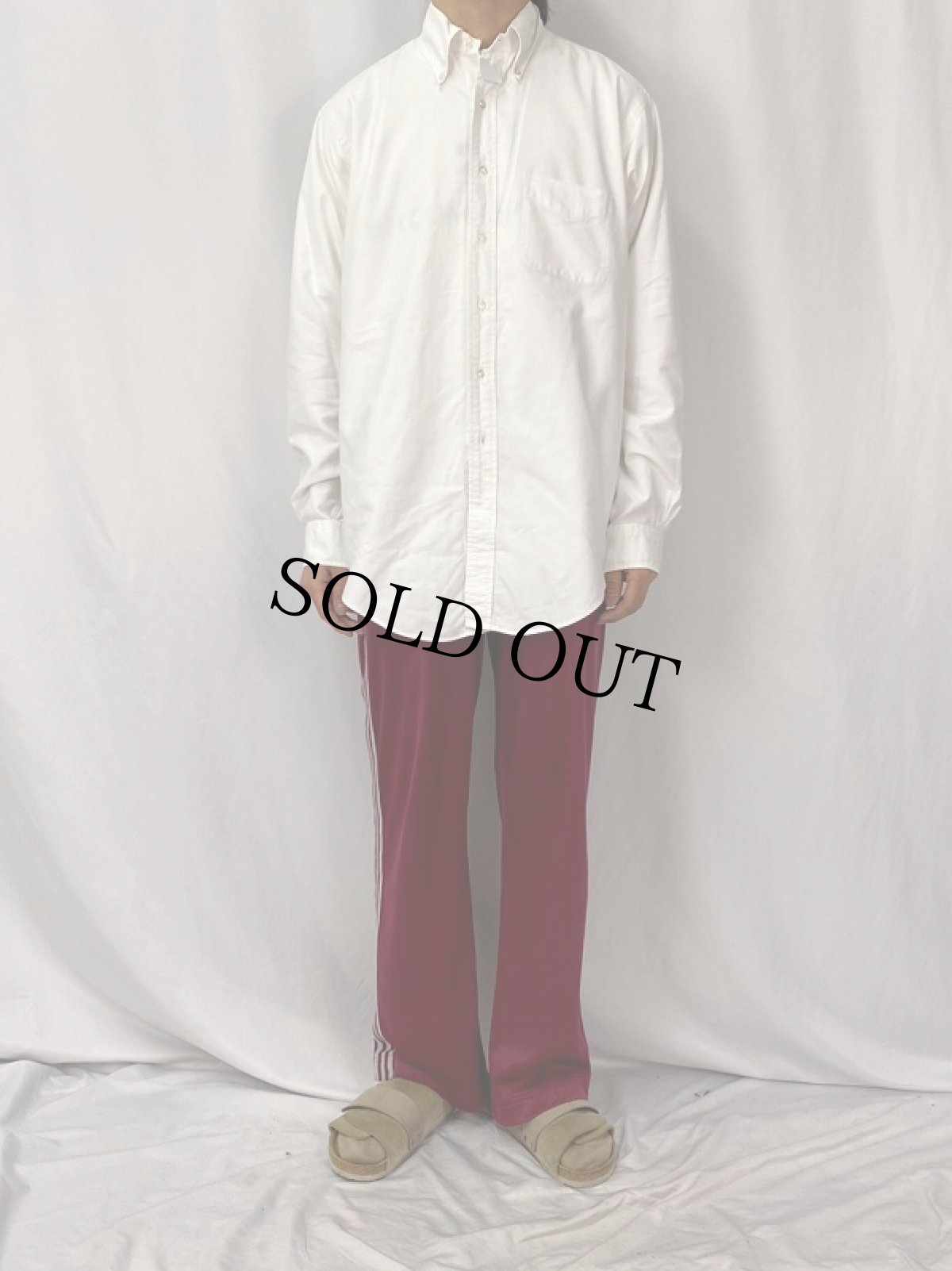 画像2: 90's Brooks Brothers USA製 "SLIM FIT" オックスフォードボタンダウンシャツ SIZE17-6 (2)