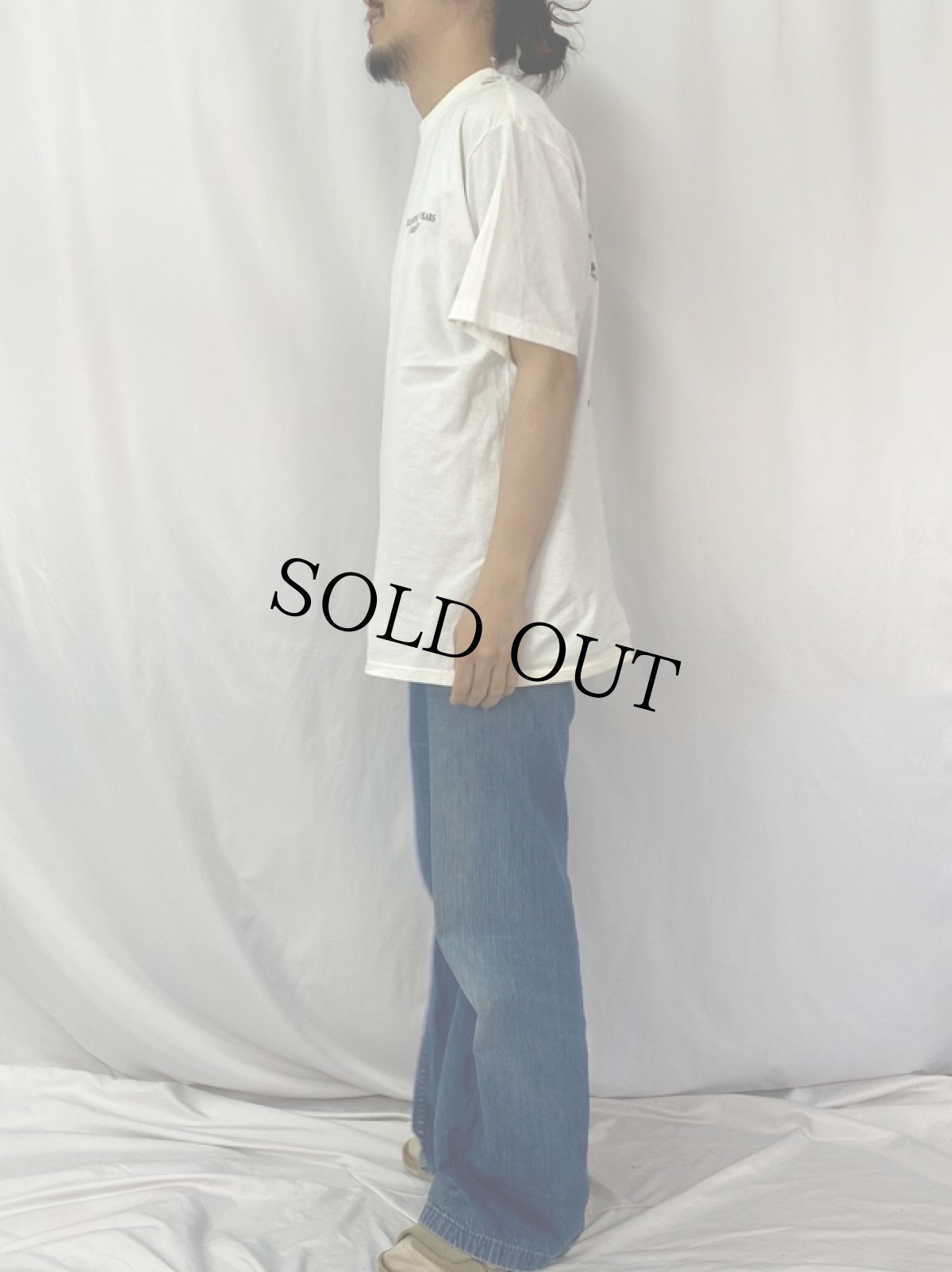 画像4: 90's USA製 "WE'RE DOING ALL WE CAN..." レントゲンプリントTシャツ L (4)