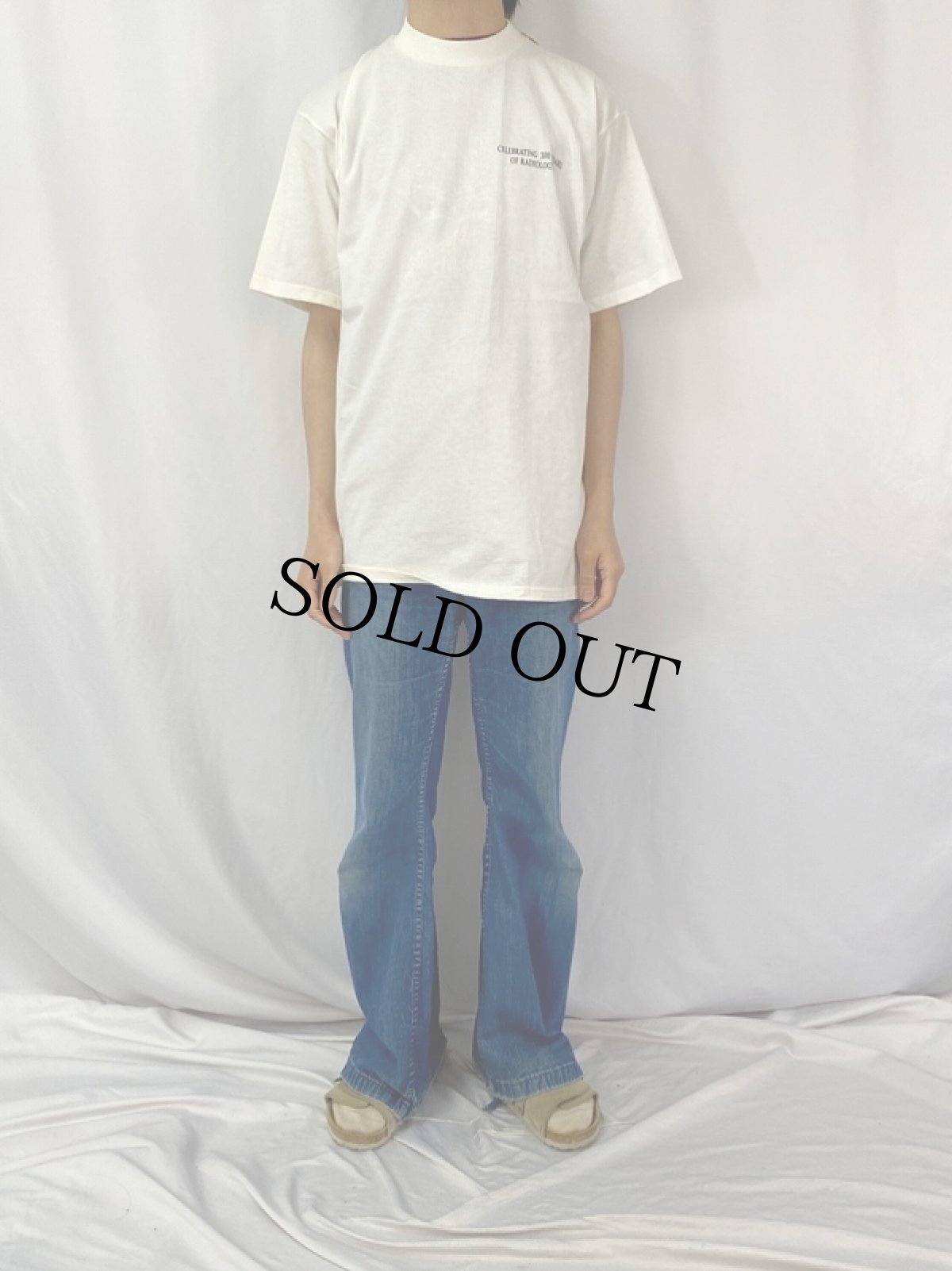 画像3: 90's USA製 "WE'RE DOING ALL WE CAN..." レントゲンプリントTシャツ L (3)