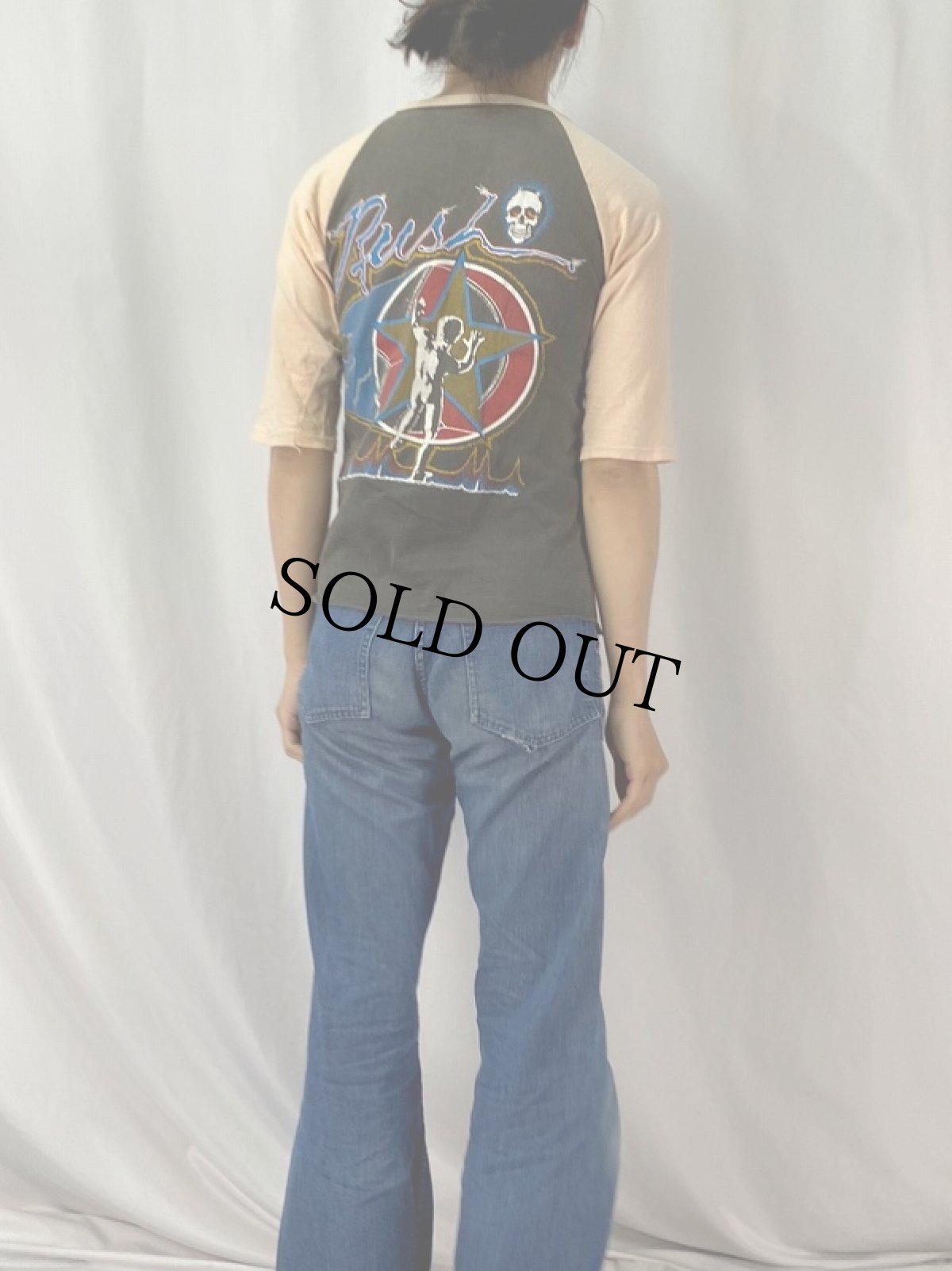 画像5: 80's Rush "SIGNALS" ロックバンドツアーラグランTシャツ (5)