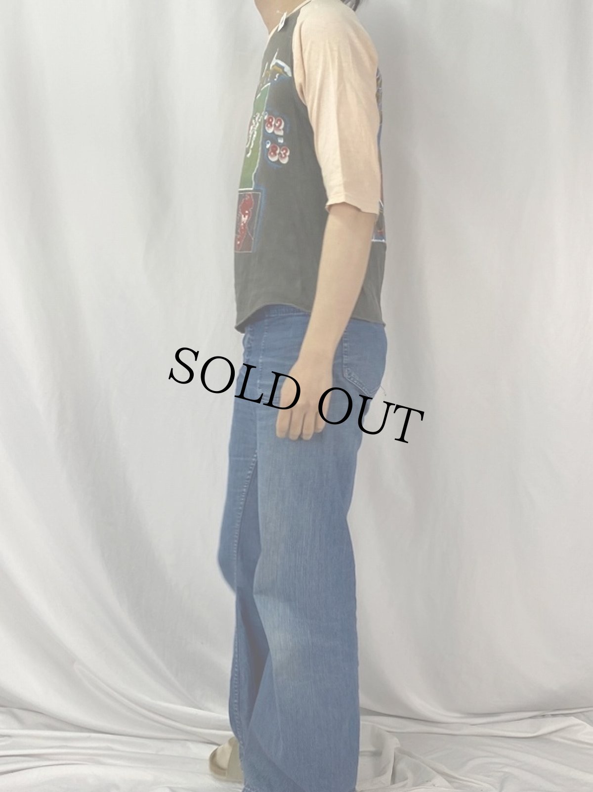 画像4: 80's Rush "SIGNALS" ロックバンドツアーラグランTシャツ (4)