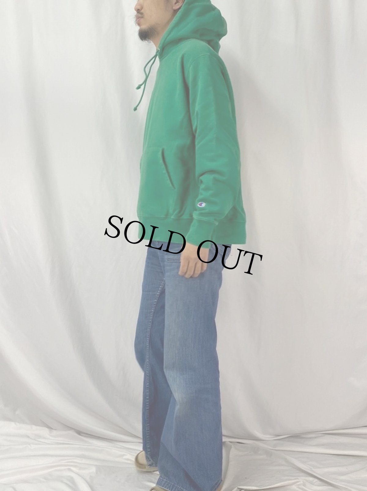 画像3: Champion REVERSE WEAVE スウェットフーディー 目無し L (3)