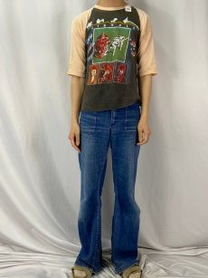 画像3: 80's Rush "SIGNALS" ロックバンドツアーラグランTシャツ (3)