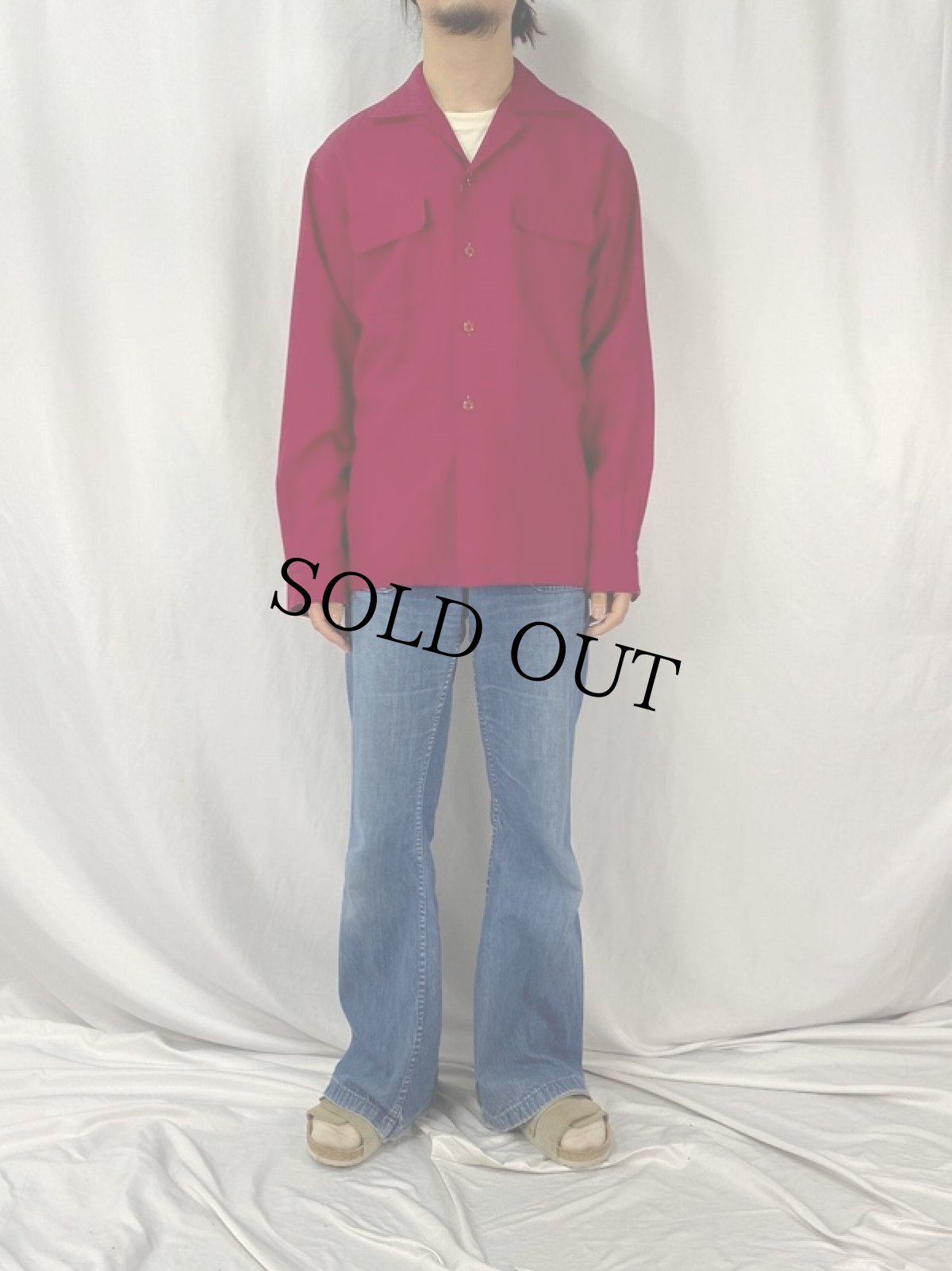 画像2: 50's Hagoromo オープンカラーシャツ (2)