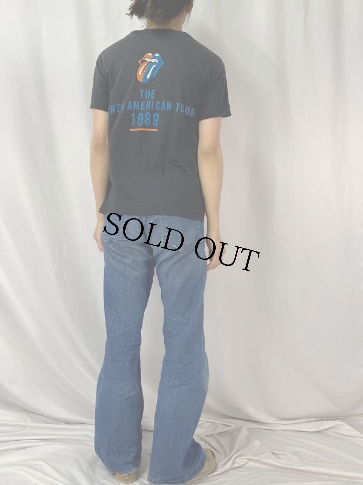 画像4: 1989 The Rolling Stones "THE NORTH AMERICAN TOUR" ロックバンドツアーTシャツ (4)