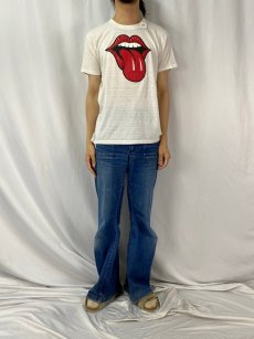 画像2: 80's〜 "The Rolling Stones" バンドパロディプリントTシャツ  (2)