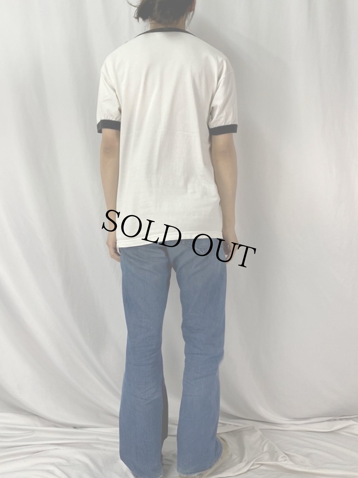 画像4: 00's LED ZEPPELIN ロックバンドリンガーTシャツ L (4)