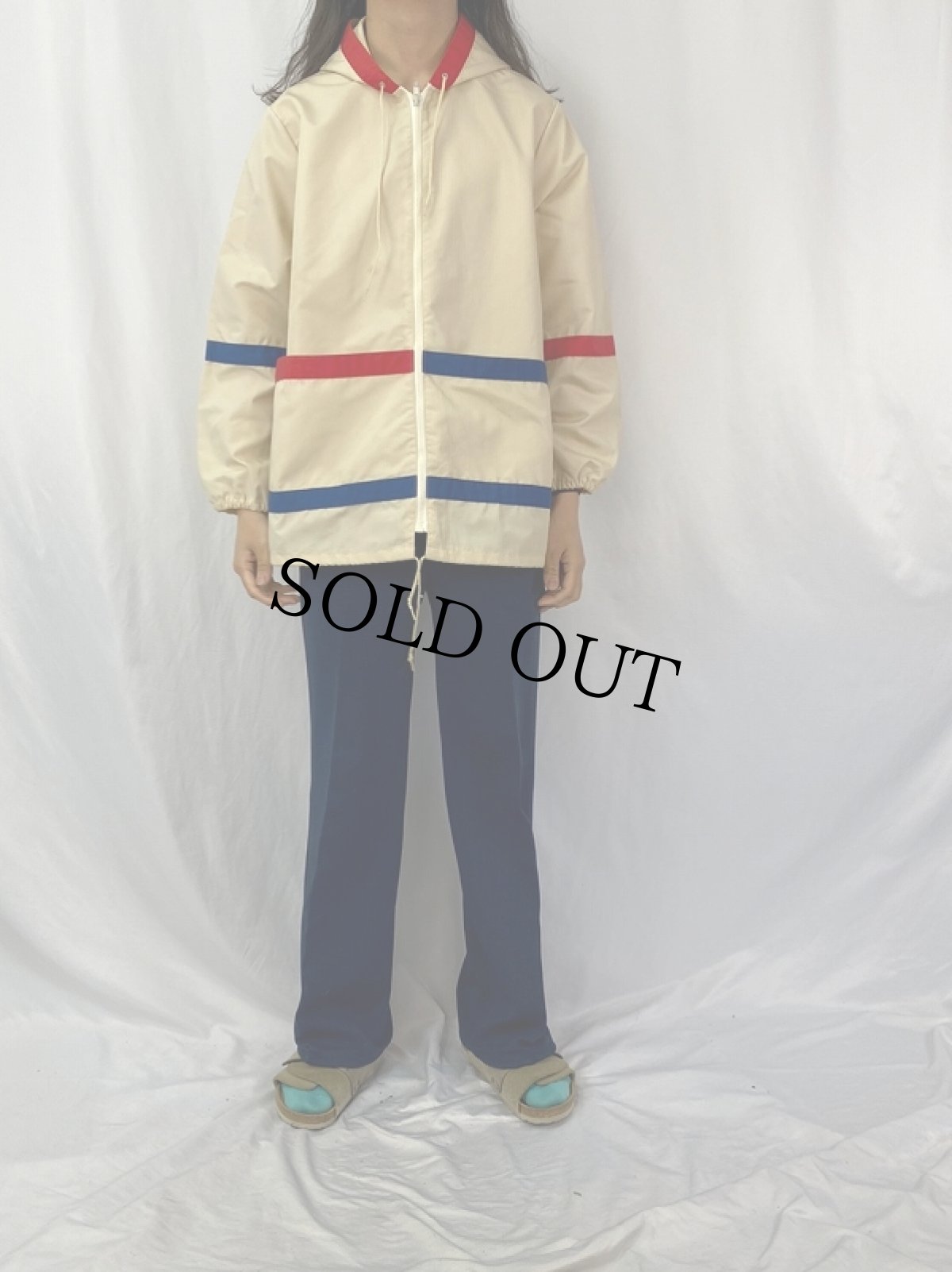 画像2: 〜80's Weather Tamer 切り替えデザイン ジップパーカー SIZE40 (2)