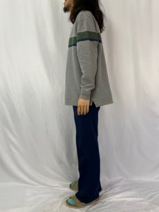 画像3: GAP マルチボーダー柄 鹿の子スウェット M (3)