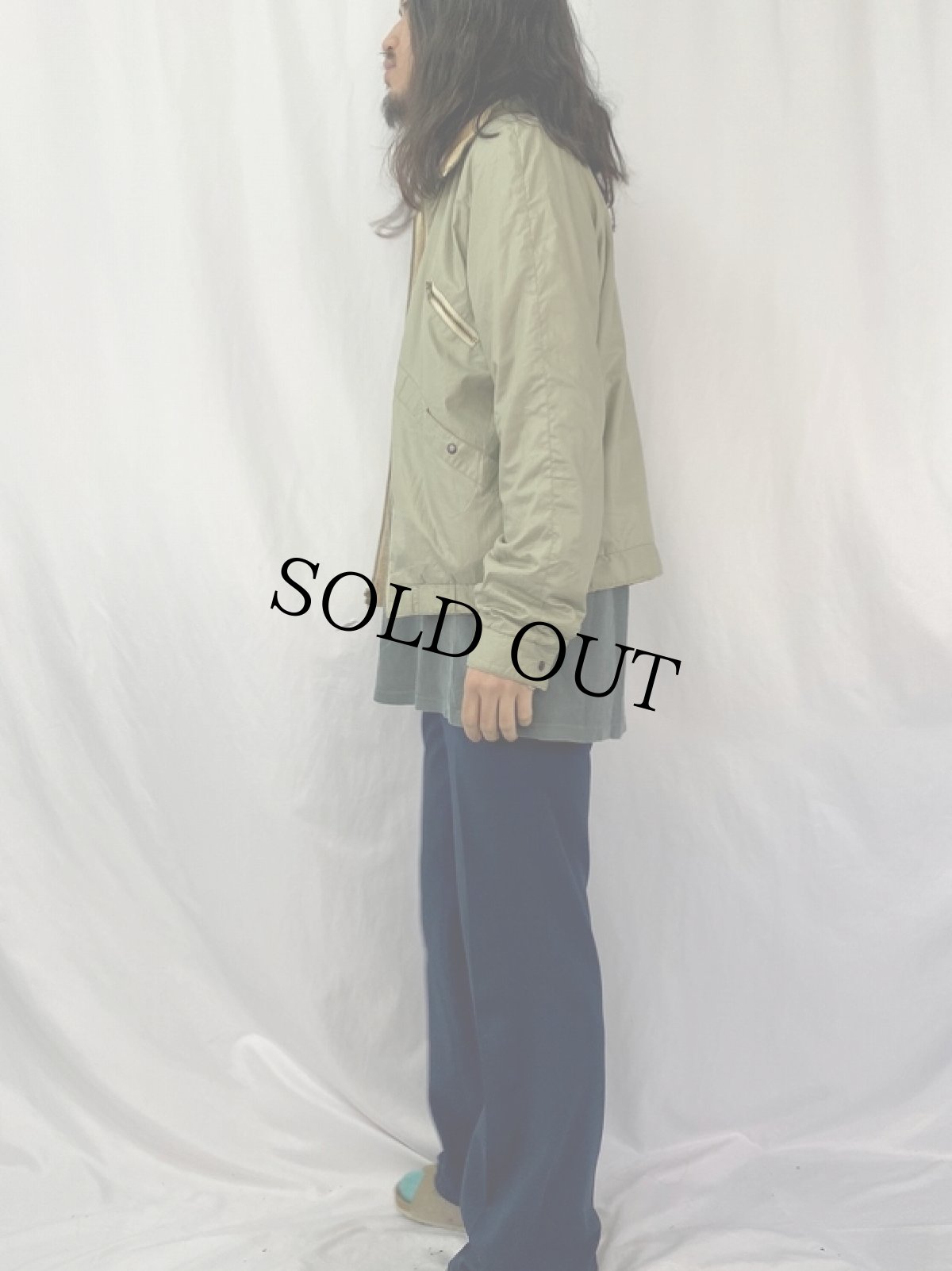 画像4: L'AVION リバーシブル ジップジャケット XL (4)