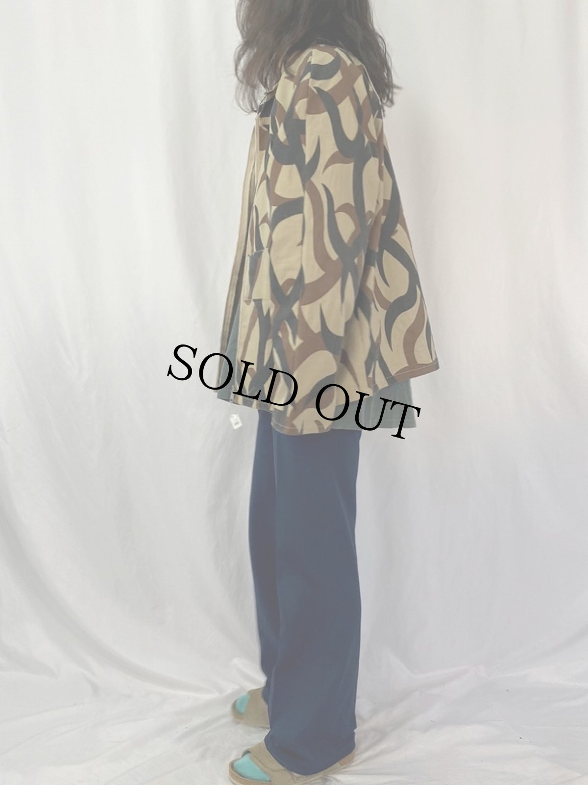 画像3: トライバルカモ柄 ジップジャケット (3)