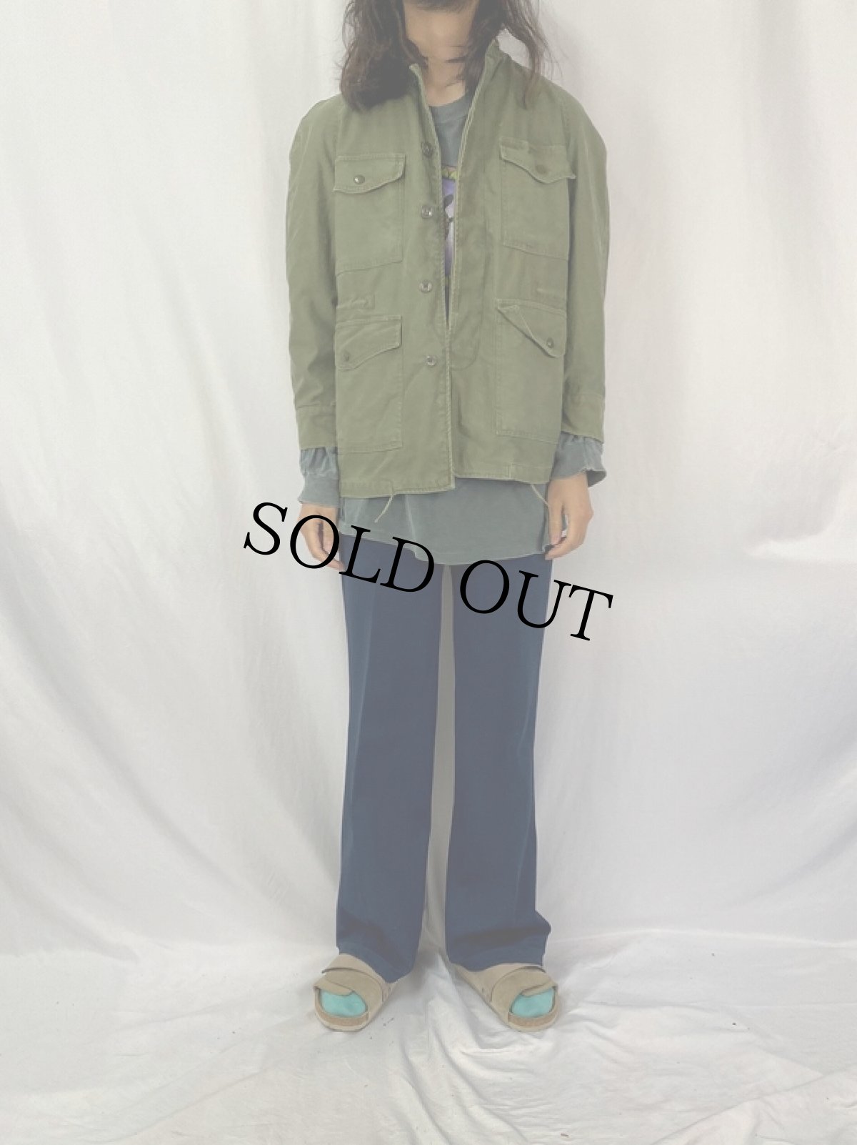 画像2: 60's USAF フィールドジャケット XSMALL SHORT (2)