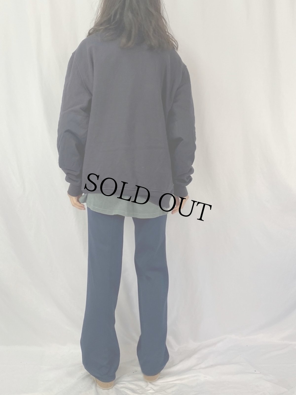 画像4: LIBERTY UNIFORM エルボーパッチ付き ハーフジップスウェット 2XL (4)