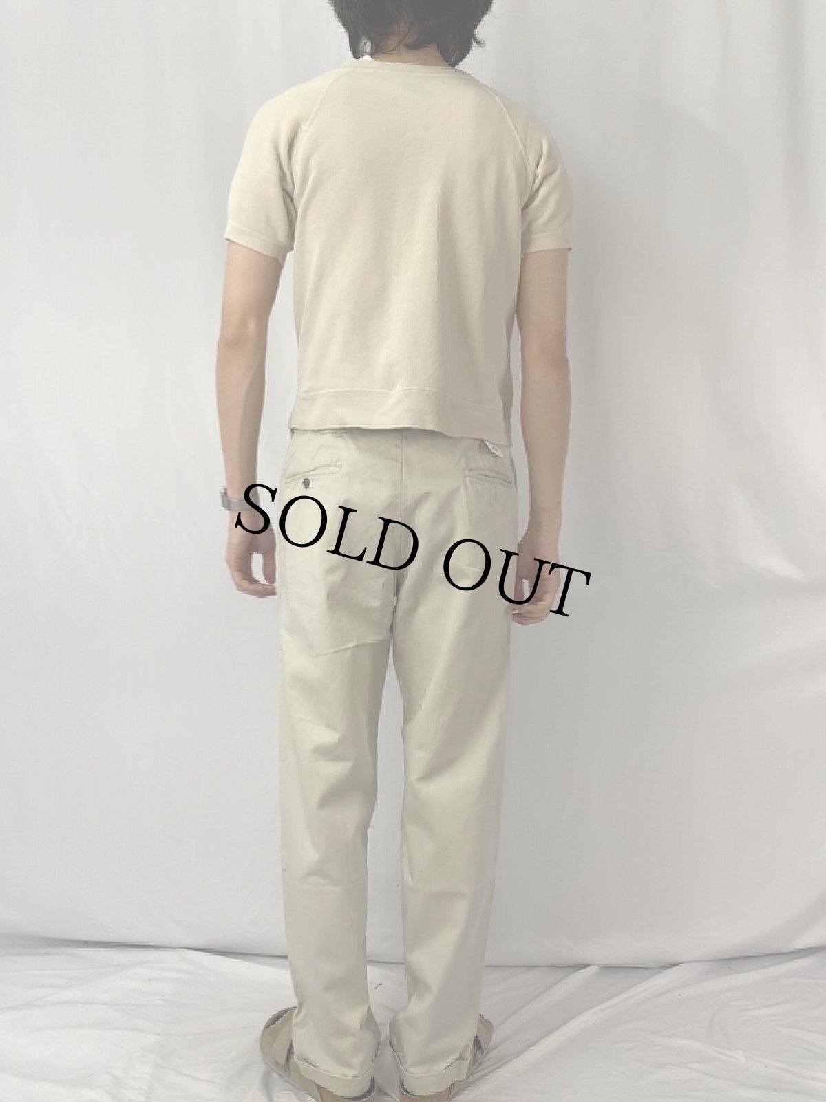 画像4: 60's Monkees ロックバンド ラグラン半袖スウェット (4)