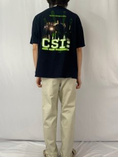 画像5: 2000's CSI: "there always a clue" テレビドラマプリントTシャツ XL (5)