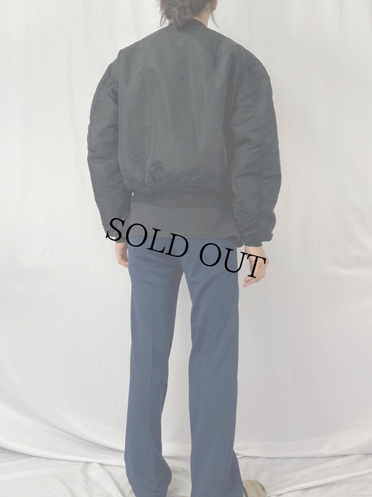 画像5: 民間品 ALPHA INDUSTRIES,INC. MA-1 フライトジャケット X-LARGE (5)