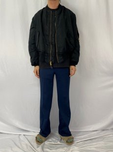 画像3: 民間品 ALPHA INDUSTRIES,INC. MA-1 フライトジャケット X-LARGE (3)