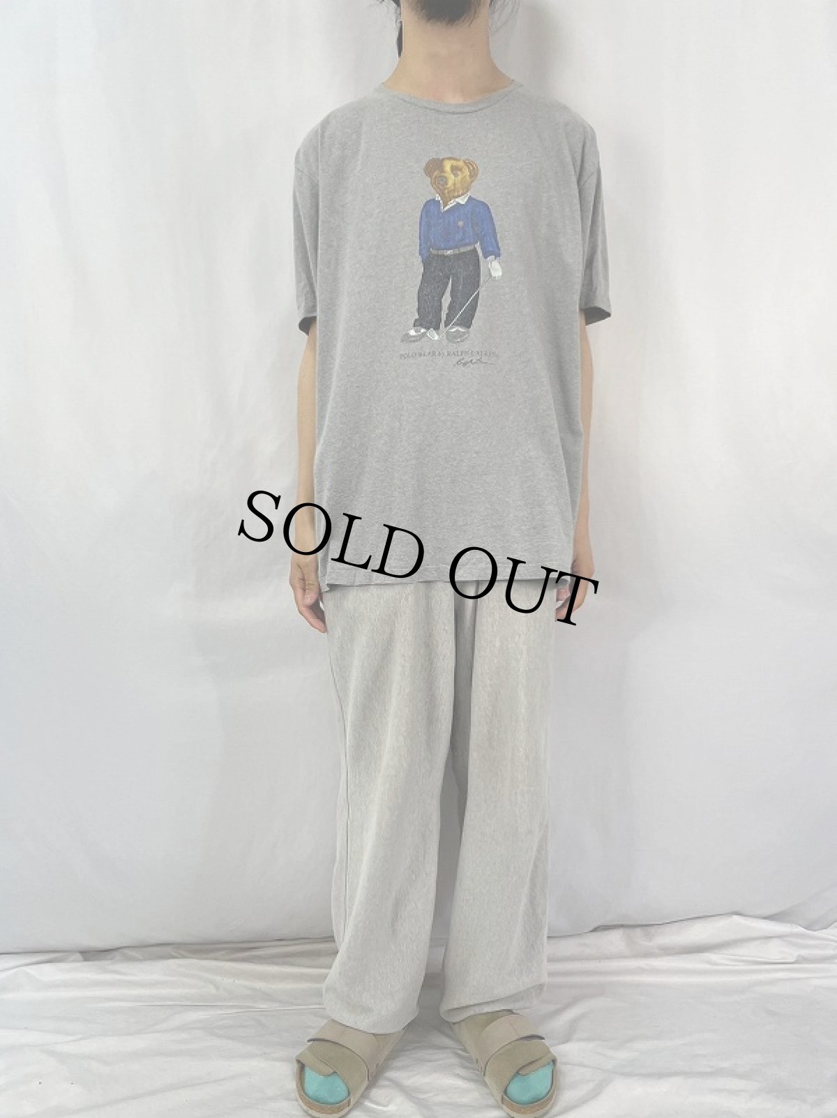 画像2: POLO Ralph Lauren ポロベアプリントTシャツ XL (2)