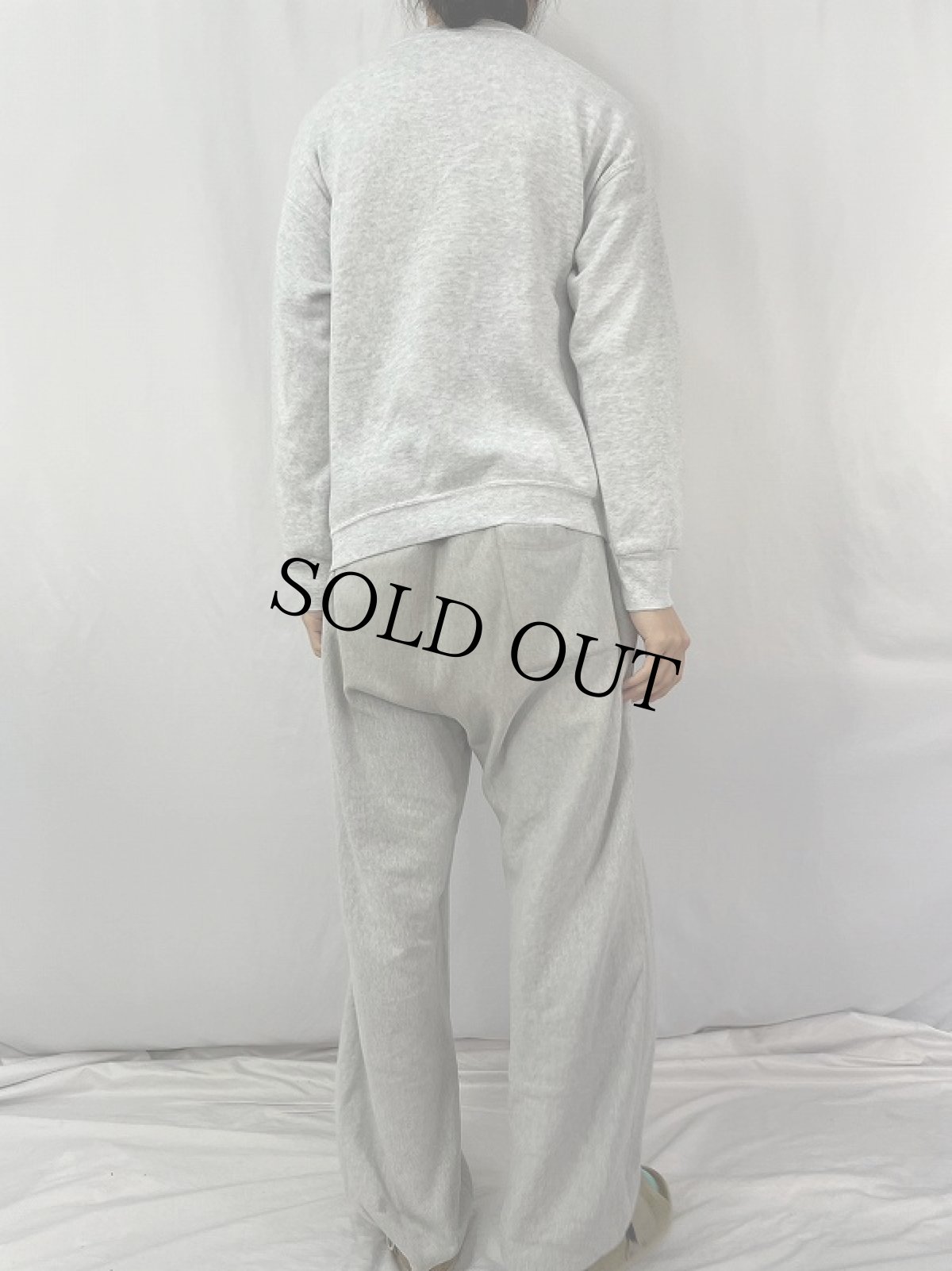 画像4: 2000's Edward Gorey "books.cats." 本×ねこプリントスウェット M (4)