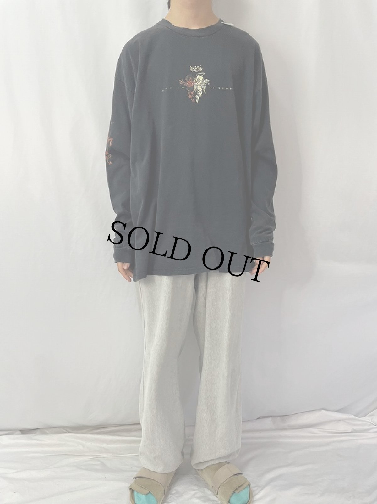 画像2: "BAD TO BE GOOD" 天使&悪魔 プリントロンT (2)