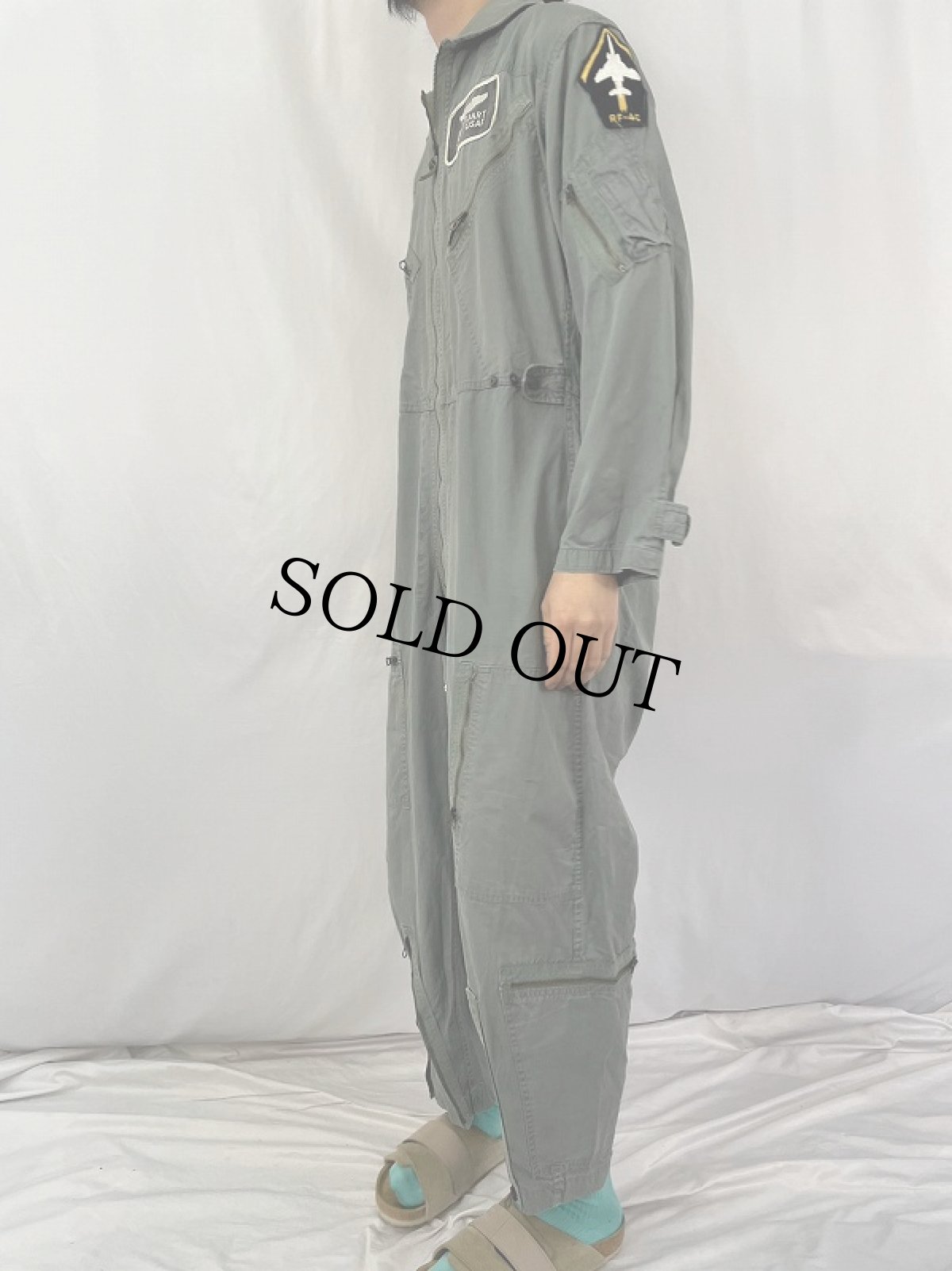 画像3: 60's U.S.AIR FORCE K-2B VERY LIGHT FLYING SUIT MEDIUM-REGULAR (3)