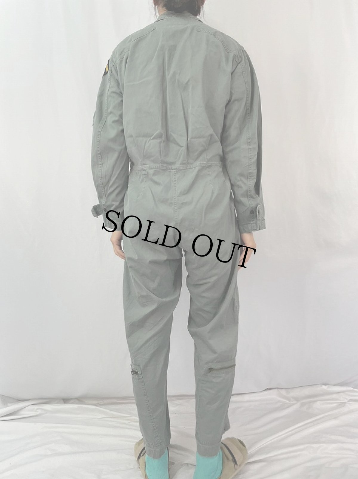 画像4: 60's U.S.AIR FORCE K-2B VERY LIGHT FLYING SUIT MEDIUM-REGULAR (4)