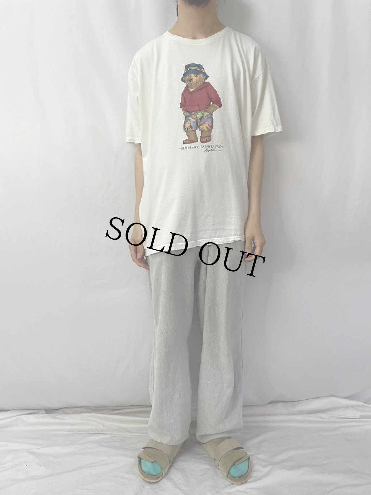 画像2: POLO Ralph Lauren ポロベアプリントTシャツ XL (2)