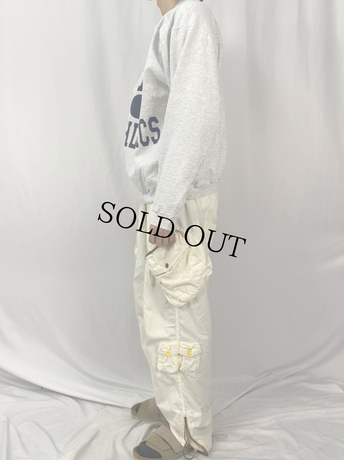 画像3: 90's USA製 "SRJC ATHLETICS" プリントスウェット L (3)