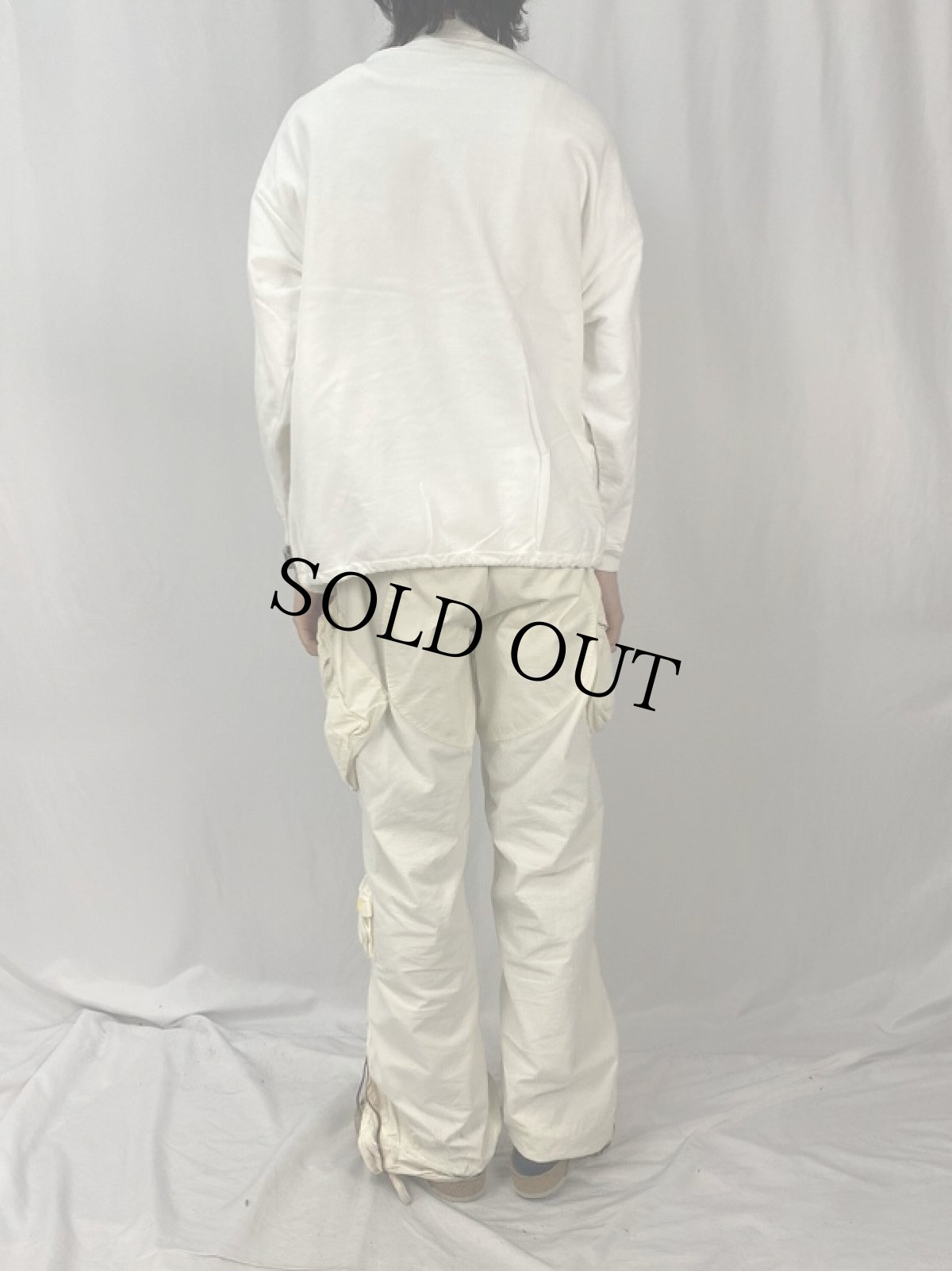 画像4: 80's〜 MODA INT'L USA製 無地 デザインスウェット  (4)