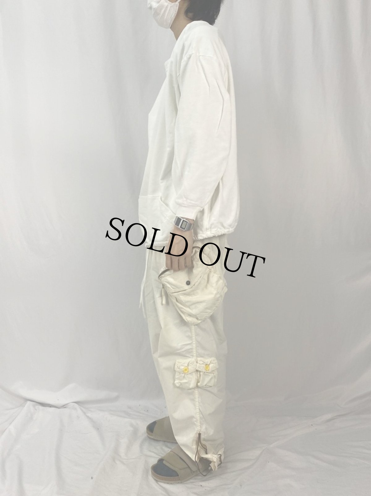 画像3: 80's〜 MODA INT'L USA製 無地 デザインスウェット  (3)