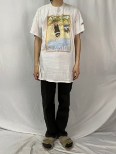 画像2: 90's Mary Engelbreit USA製 "AT THE SEASIDE" イラストTシャツ (2)