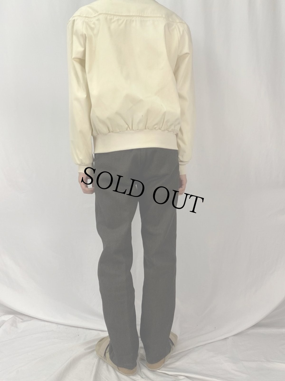 画像4: FRANCE製 "ソルト&ペッパー" コットンピケ ワークパンツ W30 (4)