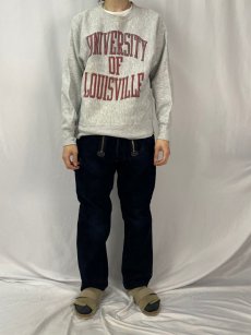 画像2: 90's Lee USA製 REVERSE WEAVE TYPE "UNIVERSITY OF LOUISVILLE" プリントスウェット L (2)