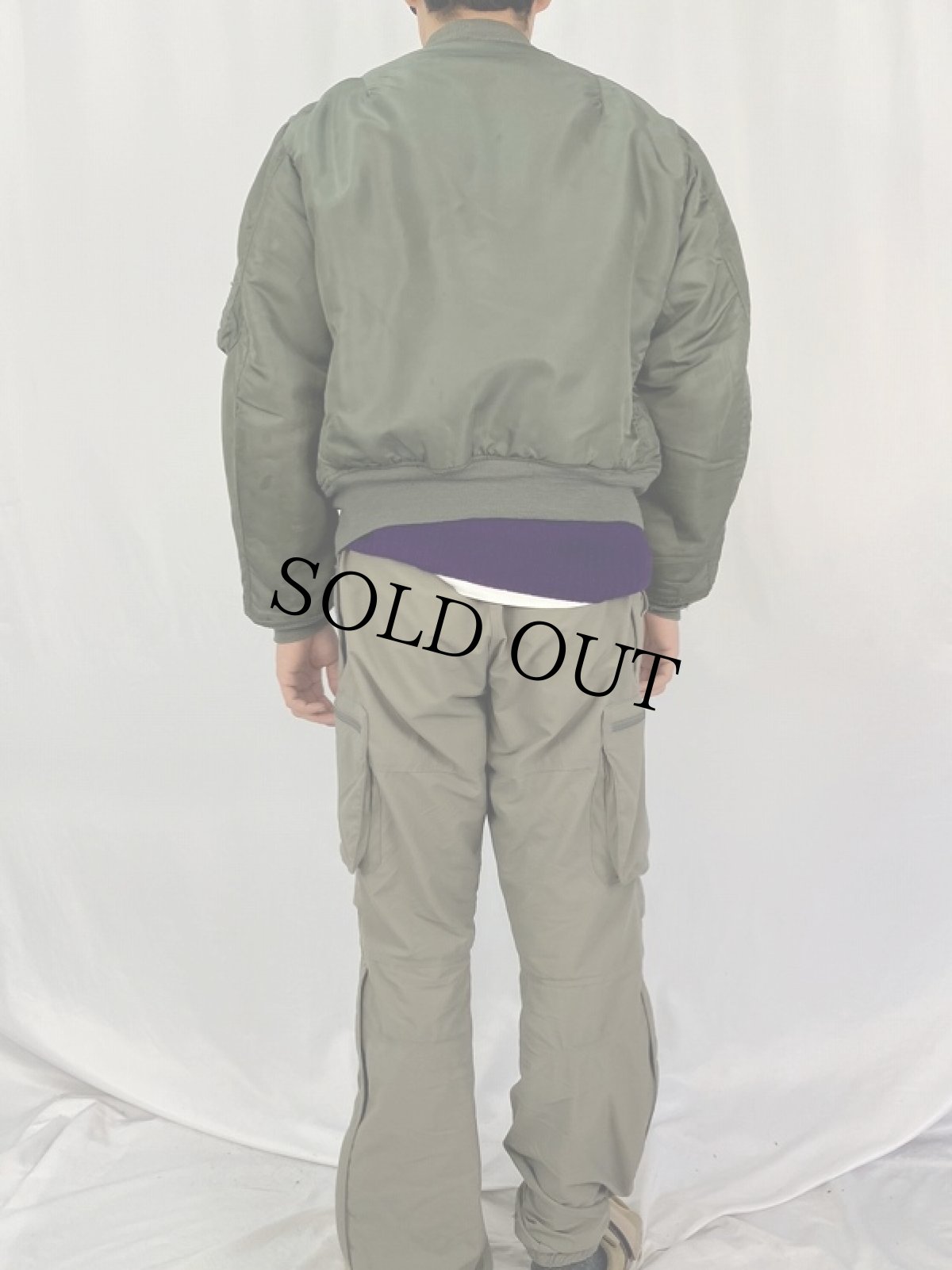 画像5: 60's U.S.AIR FORCE MA-1 D-TYPE フライトジャケット MEDIUM (5)