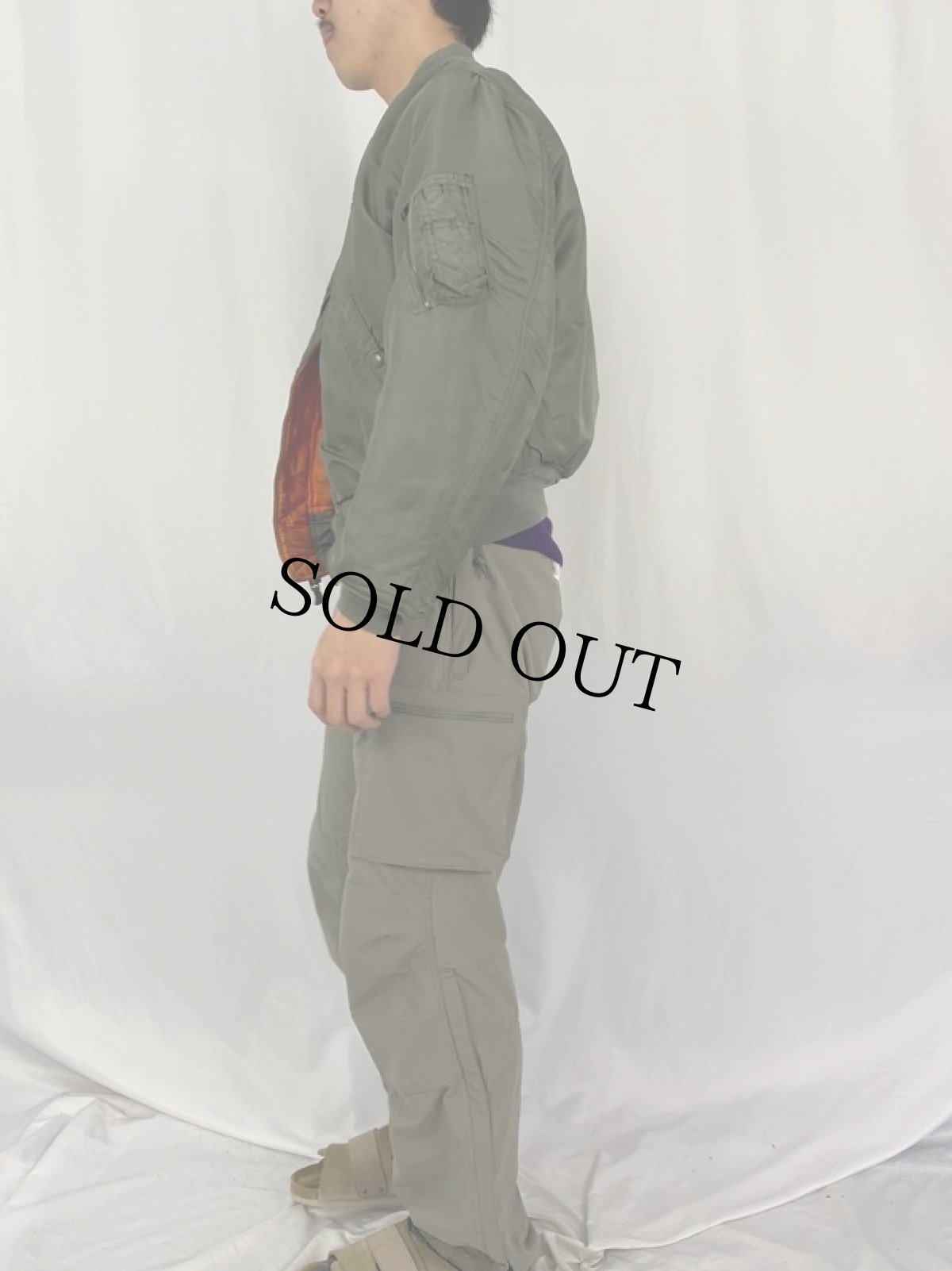 画像4: 60's U.S.AIR FORCE MA-1 D-TYPE フライトジャケット MEDIUM (4)