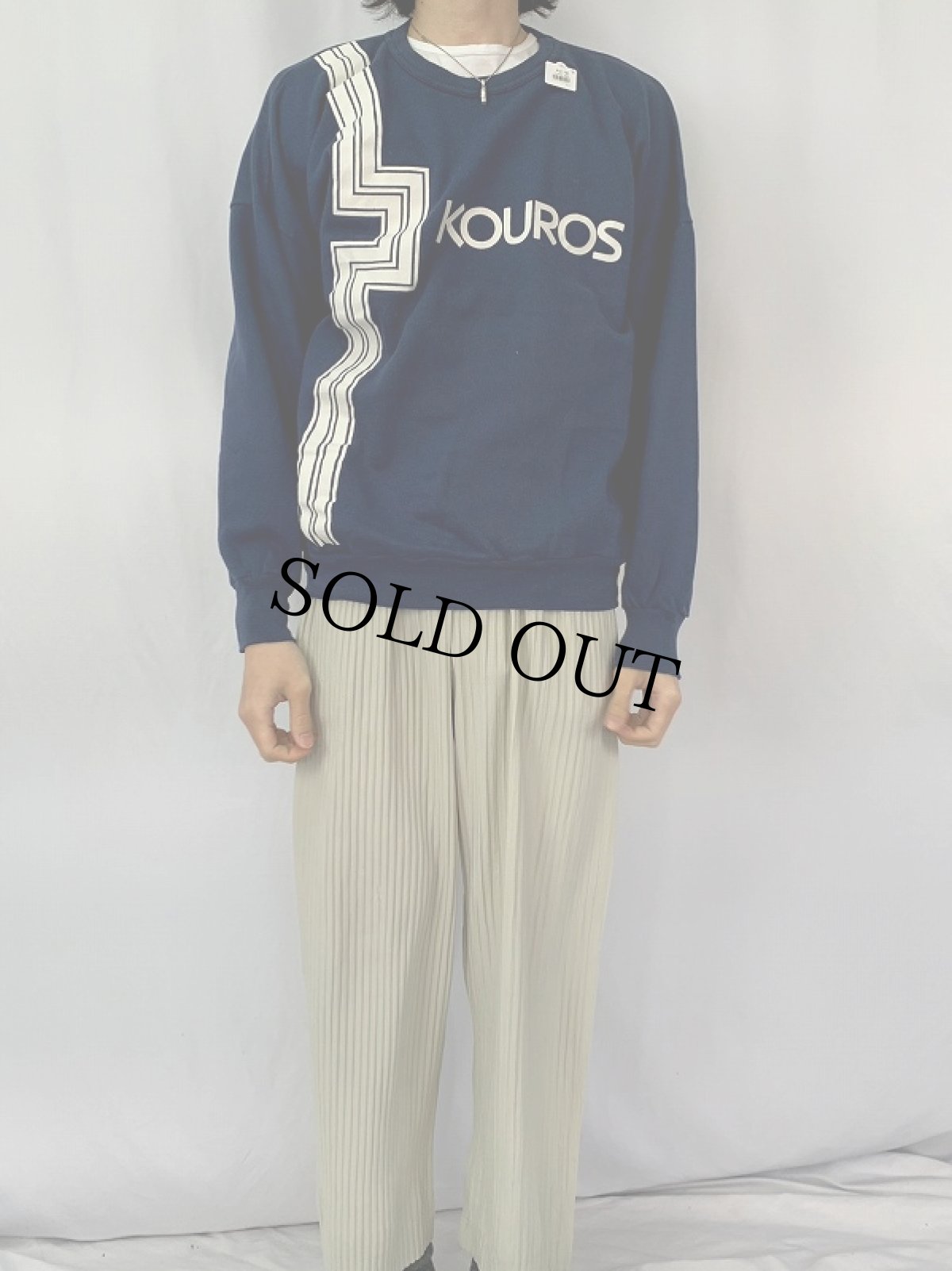 画像2: 80's Yves Saint-Laurent Parfums USA製 "KOUROS" プリントスウェット (2)