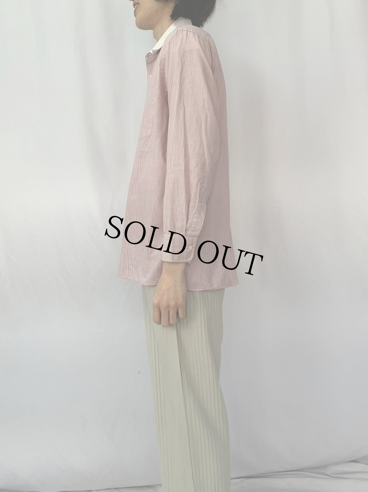 画像3: 80〜90's Christian Dior CHEMISES ストライプ柄 ドレスシャツ (3)