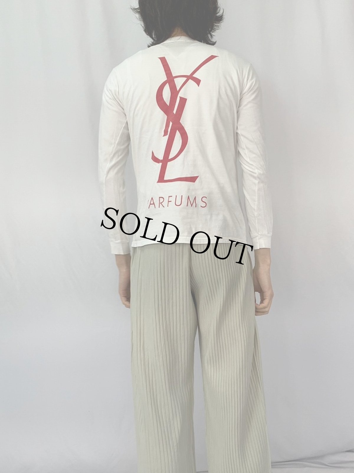 画像5: Yves Saint-Laurent PARFUMS ロゴプリントロンT (5)