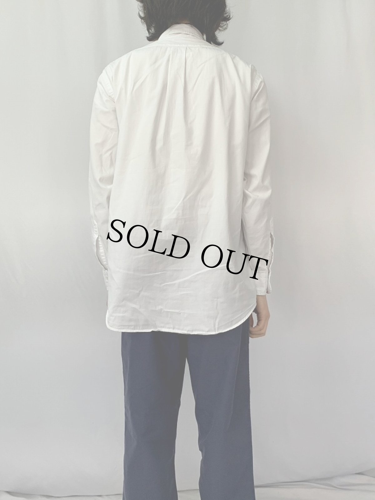 画像4: 70's U.S.NAVY TROUSERS DARK BLUE ユーティリティーベイカーパンツ 36R (4)