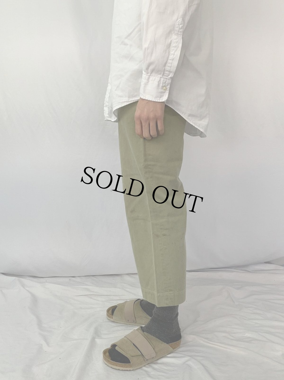 画像3: 40's Canadian Army ワークトラウザーズ W29 (3)