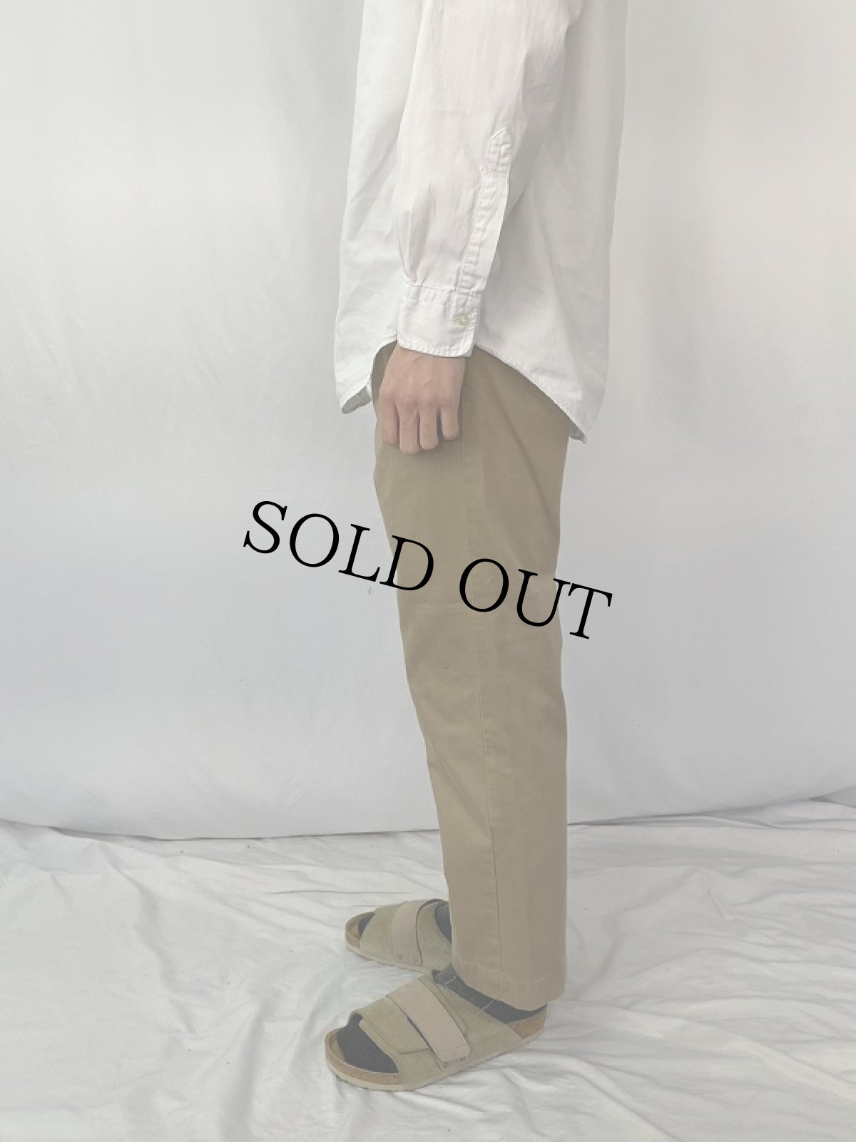 画像3: 70's ギリシャ軍 チノトラウザーズ W29 (3)