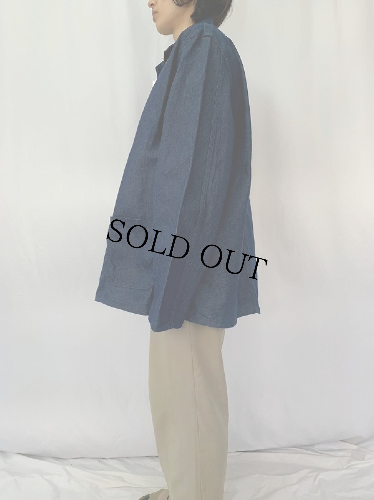 画像3: 70〜80's Anchor Textiles CANADA製 デニムカバーオール DEADSTOCK SIZE50 (3)