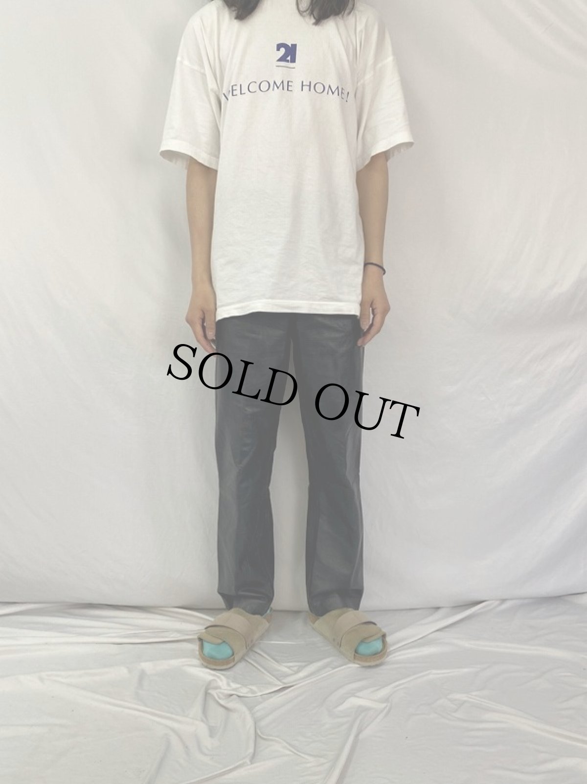 画像2: PLONGE レザーパンツ W31 (2)