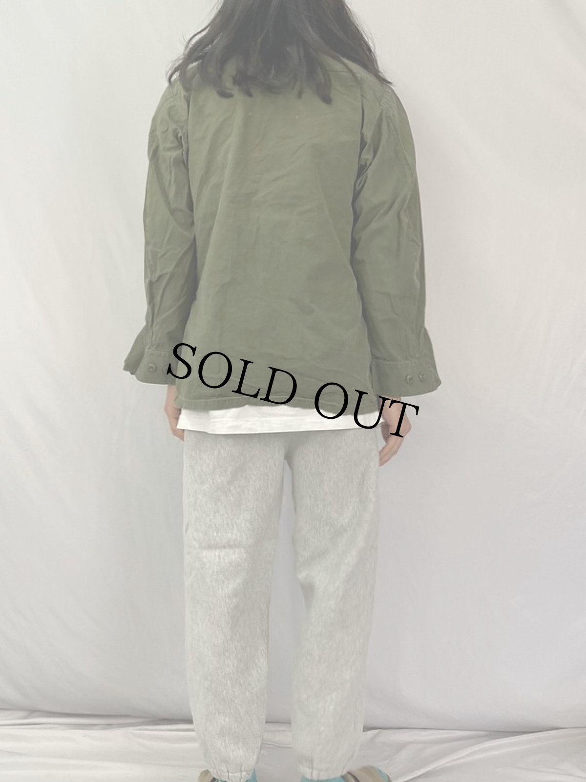 画像4: 60's U.S.ARMY ジャングルファティーグジャケット 3rd SMALL-REGULAR (4)