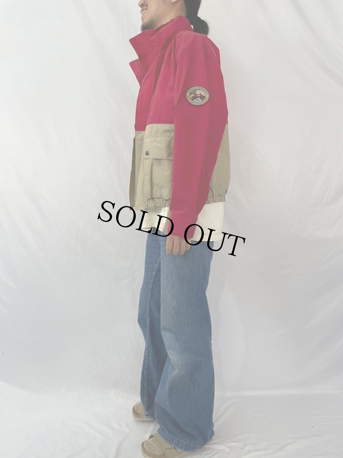画像3: 90's POLO SPORT Ralph Lauren 切り替えデザイン マウンテンパーカー M (3)