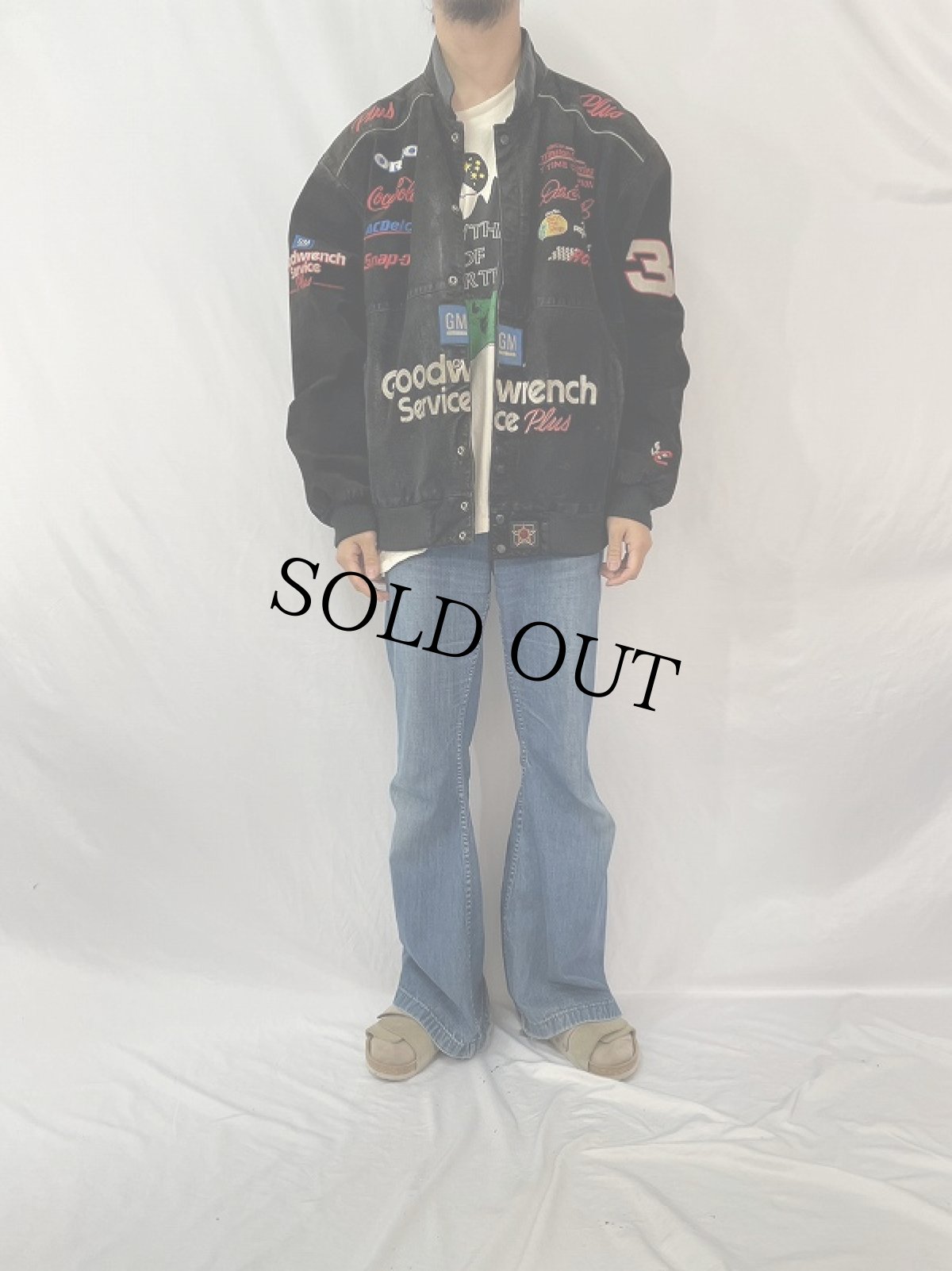 画像2: HASE AUTHENTICS 刺繡レーシングジャケット 2XL (2)