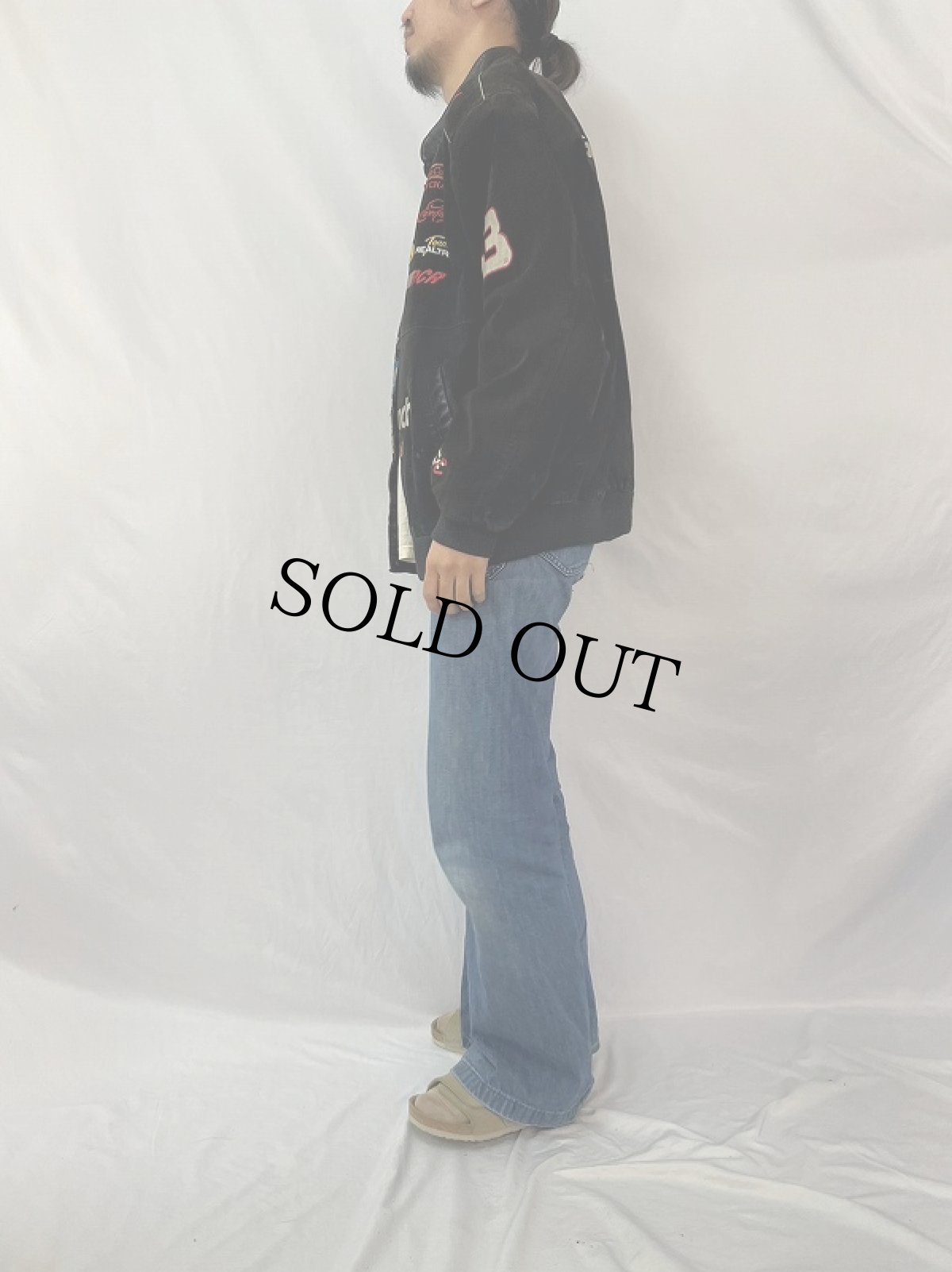 画像3: HASE AUTHENTICS 刺繡レーシングジャケット 2XL (3)