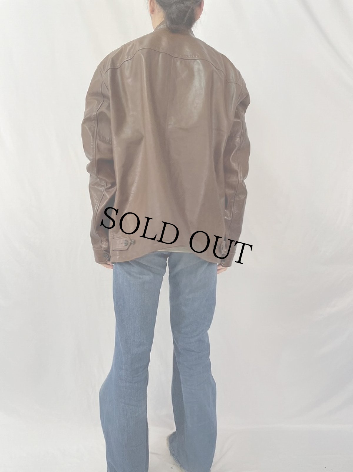 画像4: POLO Ralph Lauren レザージャケット XL (4)