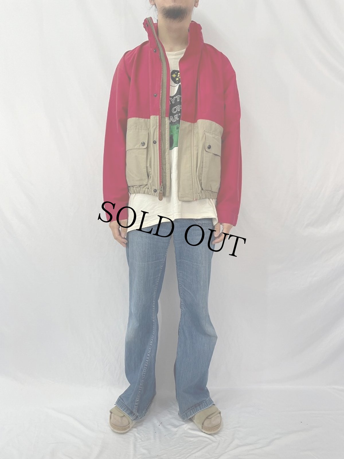 画像2: 90's POLO SPORT Ralph Lauren 切り替えデザイン マウンテンパーカー M (2)