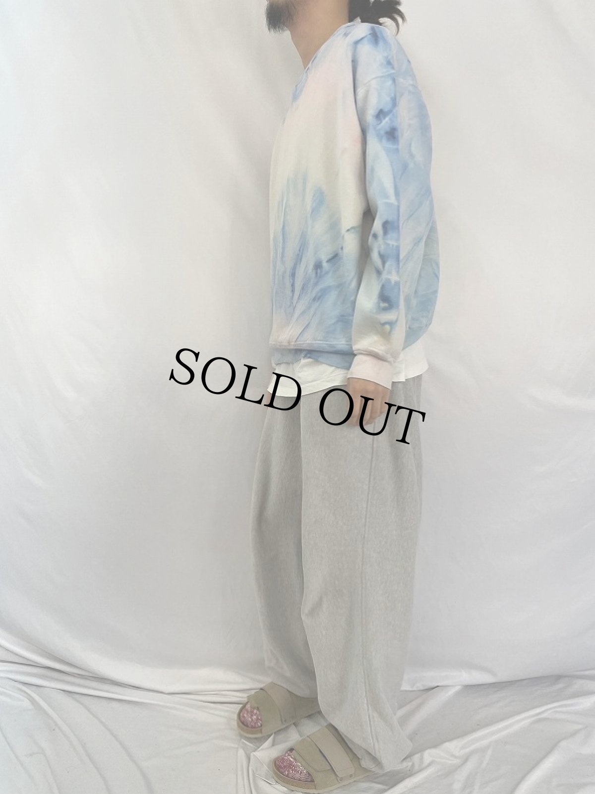 画像3: 90's FREEZE USA製 タイダイ スウェット (3)